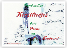 Eenvoudige kerstliedjes voor piano en keyboard